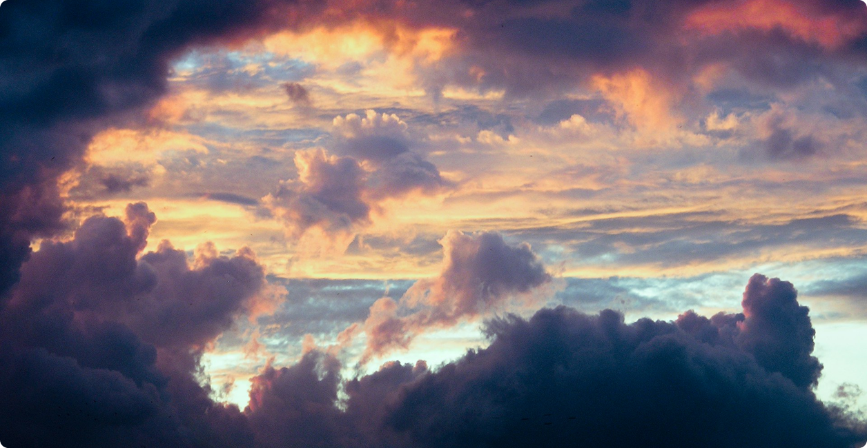 Rectangle 4 A cloudy sky at dusk