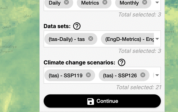 Completed Sustax Toolbar example with continue option present